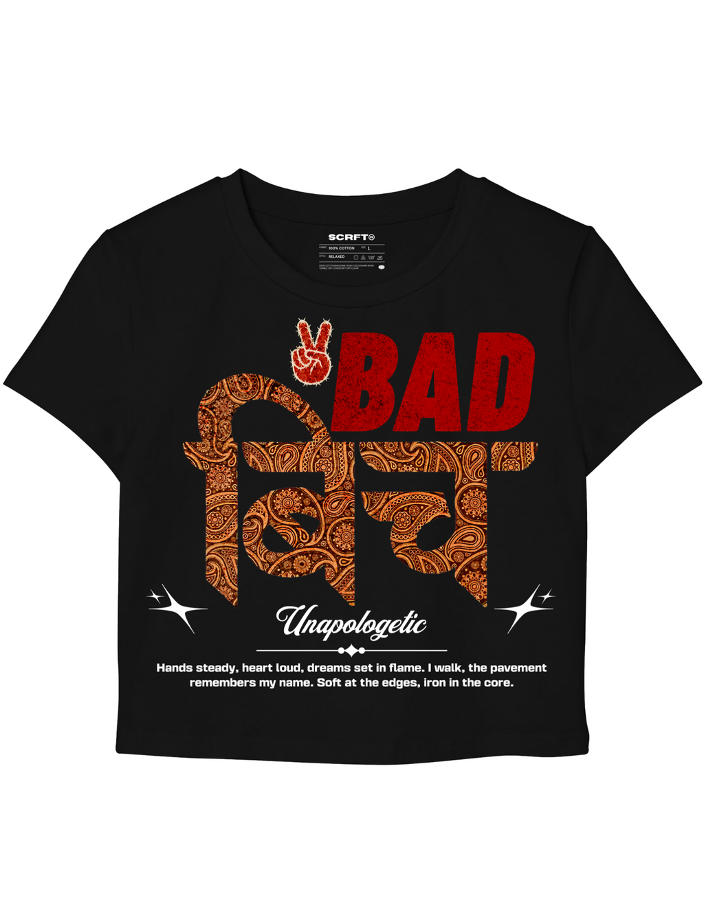 SCRFT® "UNAPOLOGETIC" BABY TEE