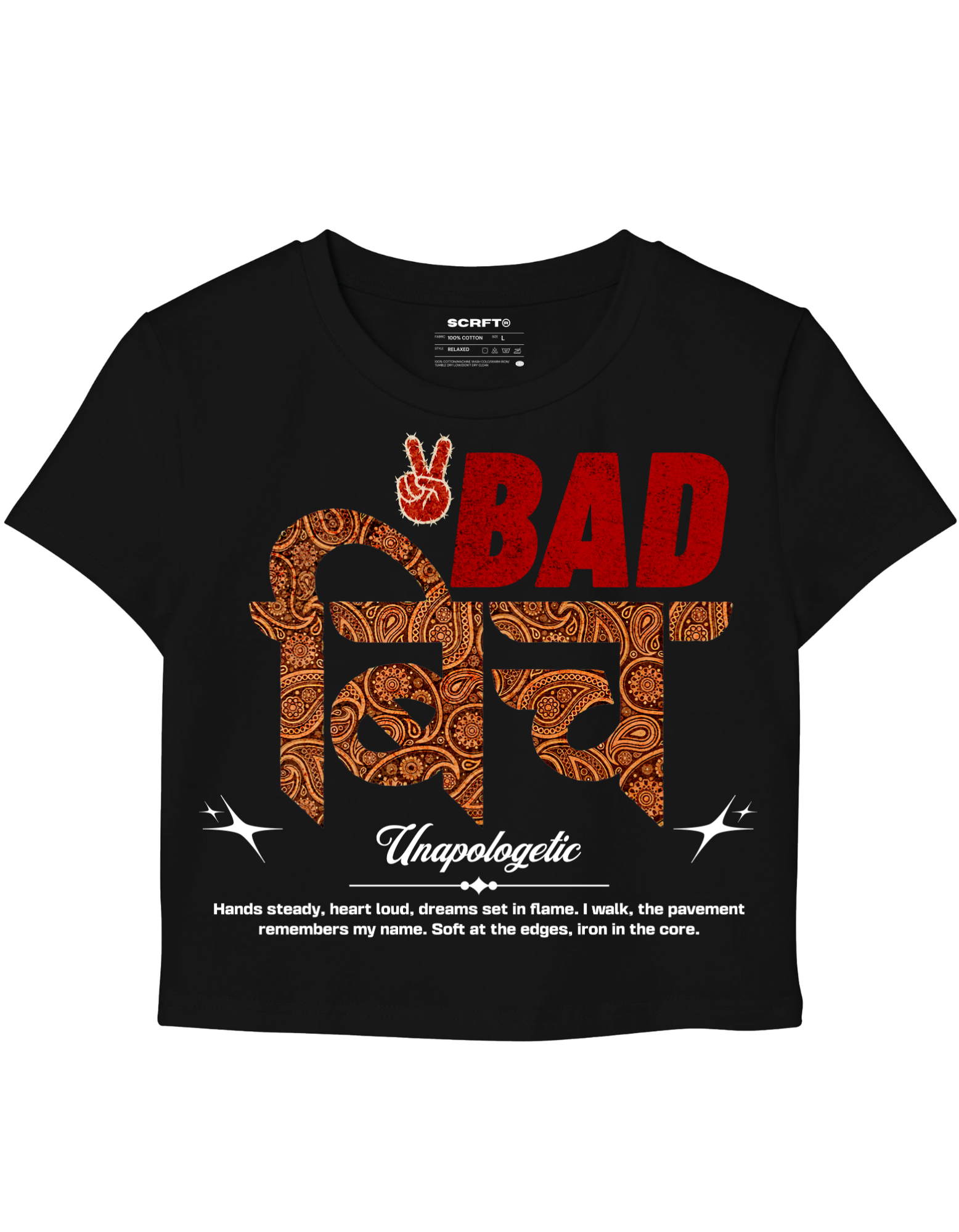 SCRFT® "UNAPOLOGETIC" BABY TEE