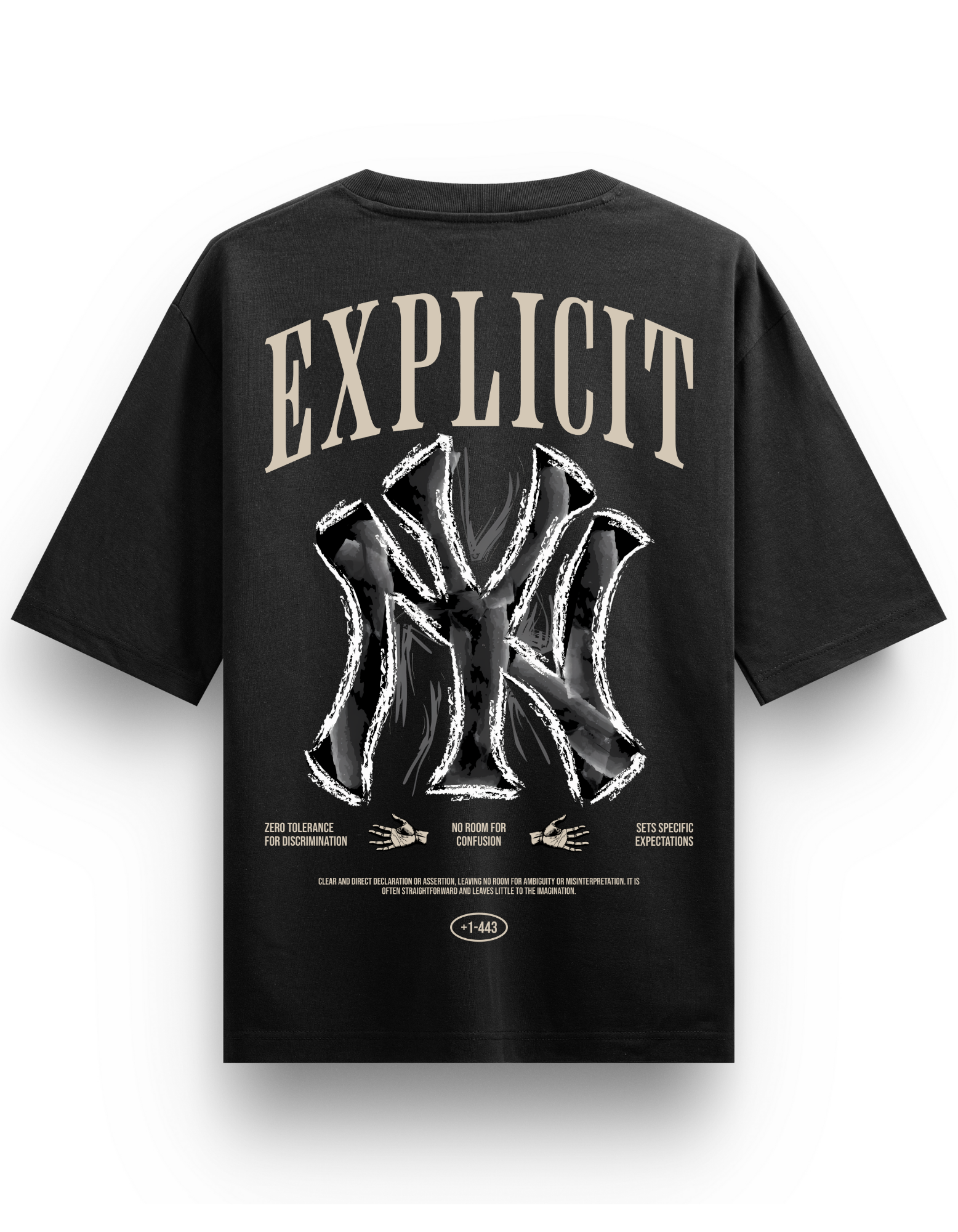 SCRFT® "EXPLICIT" OVERSIZED HEAVYWEIGHT TEE