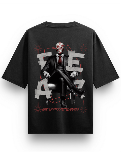 SCRFT® "FEAR" OVERSIZED HEAVYWEIGHT TEE